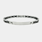 Men's Rope Bracelet with Custom Engraving