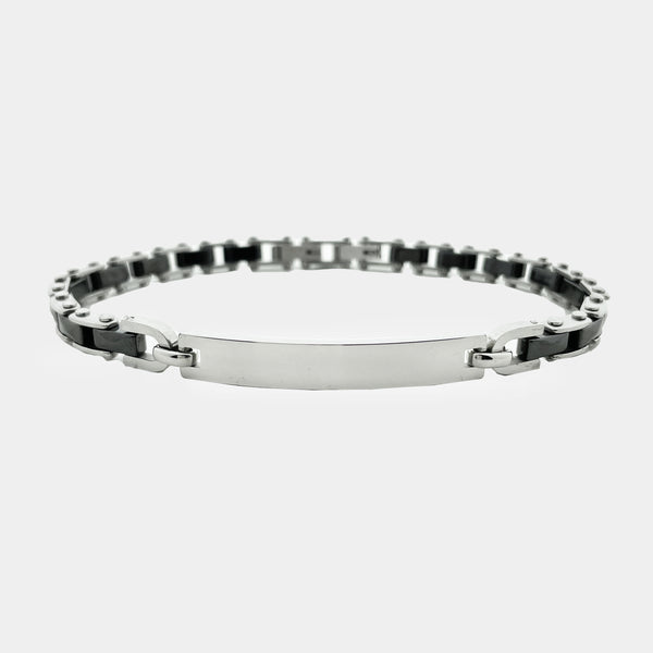 Men's Rope Bracelet with Custom Engraving