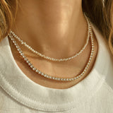 Collana girocollo perle in Argento 925