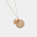 925 Sterling Silver Dot Necklace with Custom Engraving
