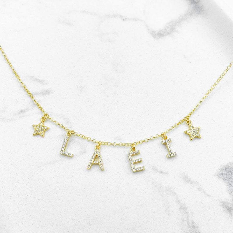 Collana Nome Luxury Argento 925 Personalizzabile - Laei Shop