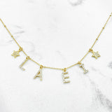 Collana Nome Luxury Argento 925 Personalizzabile - Laei Shop