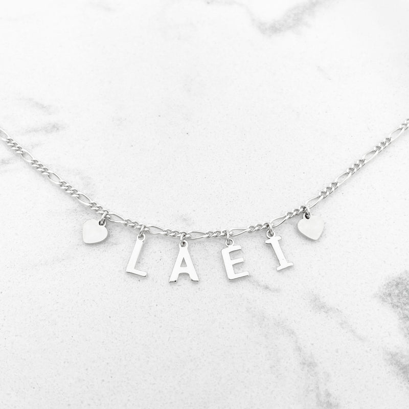 Collana Nome Basic Argento 925 Personalizzabile - Laei Shop