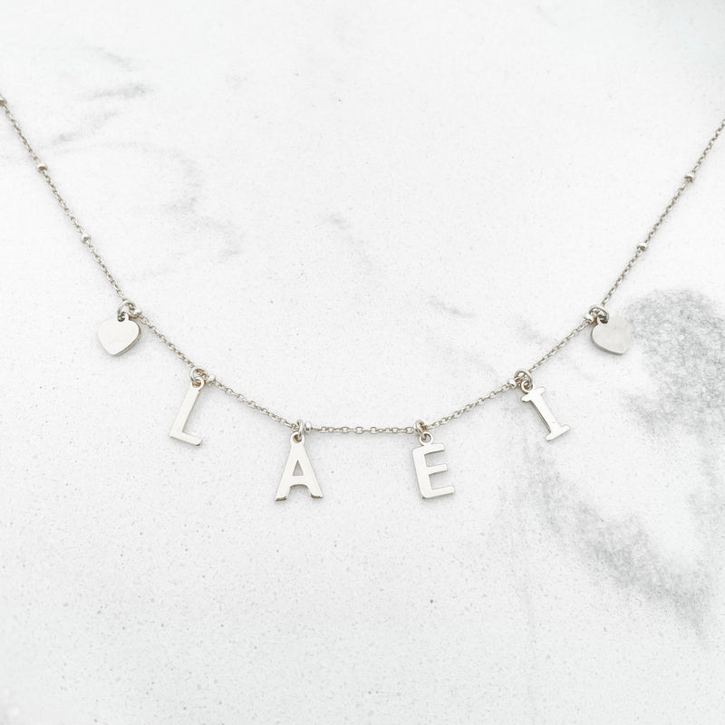 Collana Nome Basic Argento 925 Personalizzabile - Laei Shop