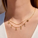 Collana Nome Basic Argento 925 Personalizzabile - Laei Shop