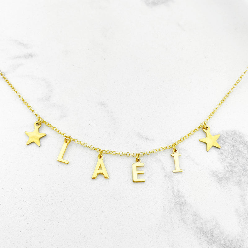 Collana Nome Basic Argento 925 Personalizzabile - Laei Shop