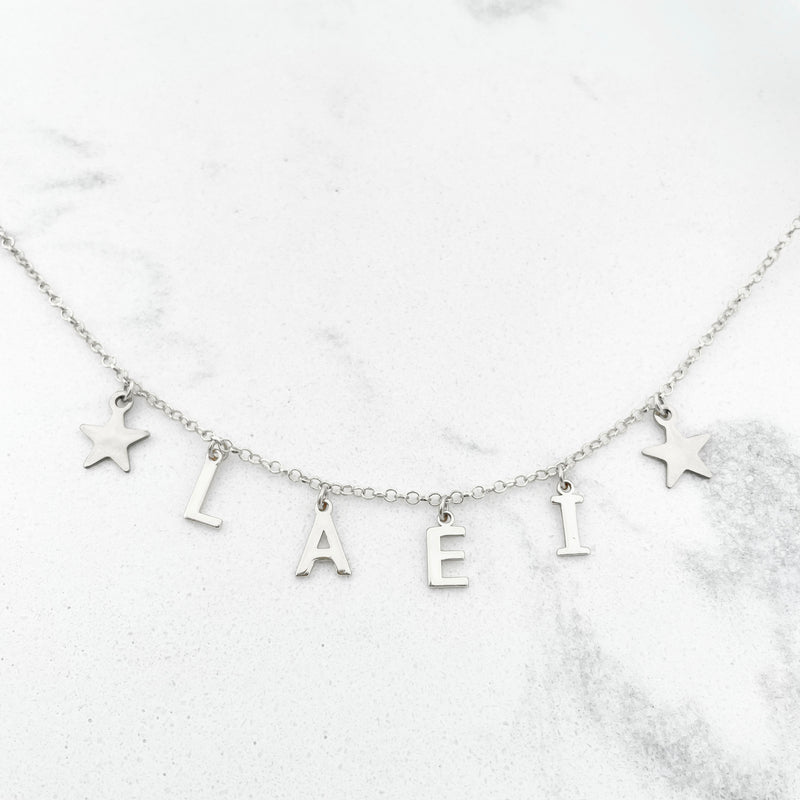 Collana Nome Basic Argento 925 Personalizzabile - Laei Shop