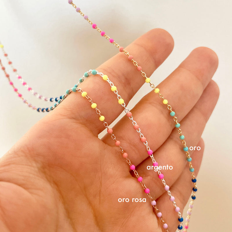 Collana FILO 925®️ Rainbow - Laei Shop