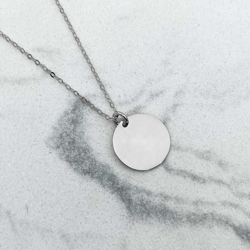 Collana Dot Argento 925 con Incisione Personalizzata - Laei Shop