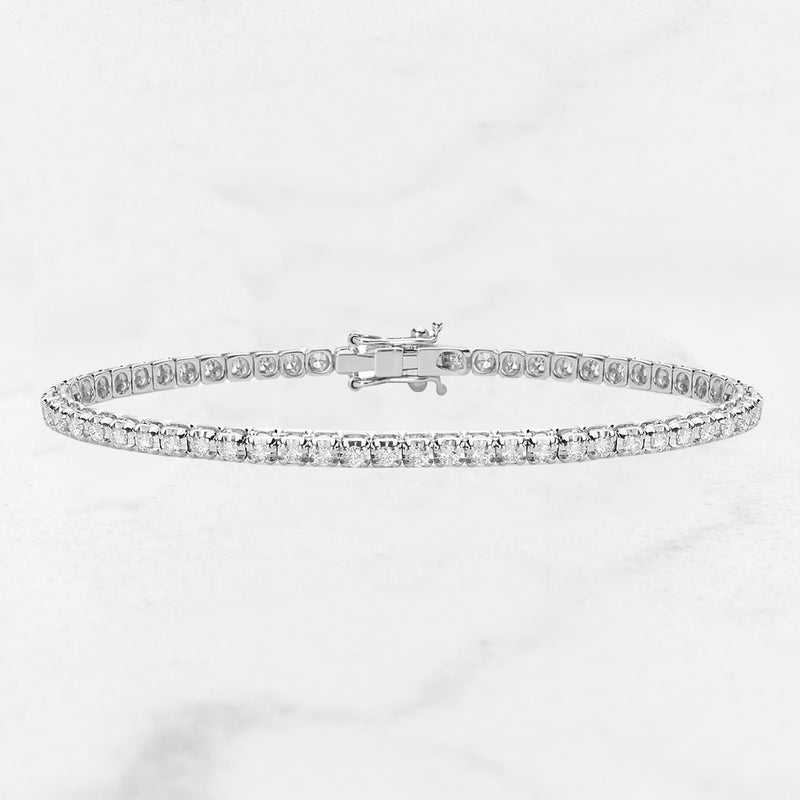 Bracciale Tennis 3mm Argento 925 - Laei Shop