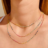 Collana FILO 925®️ Rainbow - Laei Shop