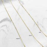 Collana cornino e charm lettera in argento 925