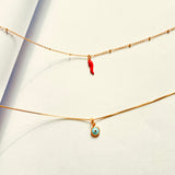 Charm Lucky Rosso  FILO 925® - Laei Shop