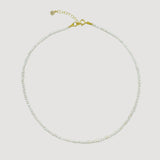 Pearl choker necklace in 925 Silver
