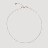 Pearl choker necklace in 925 Silver