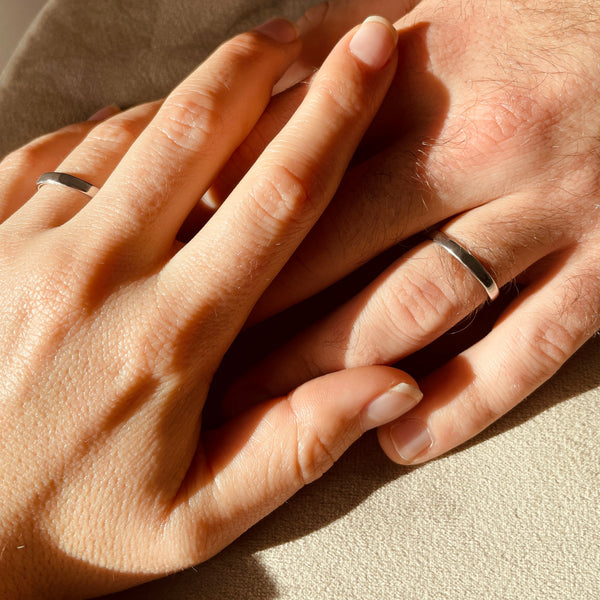 Fedine You And Me in Argento 925 con incisione personalizzata - Laei Shop