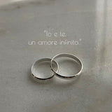 Fedine You And Me in Argento 925 con incisione personalizzata - Laei Shop